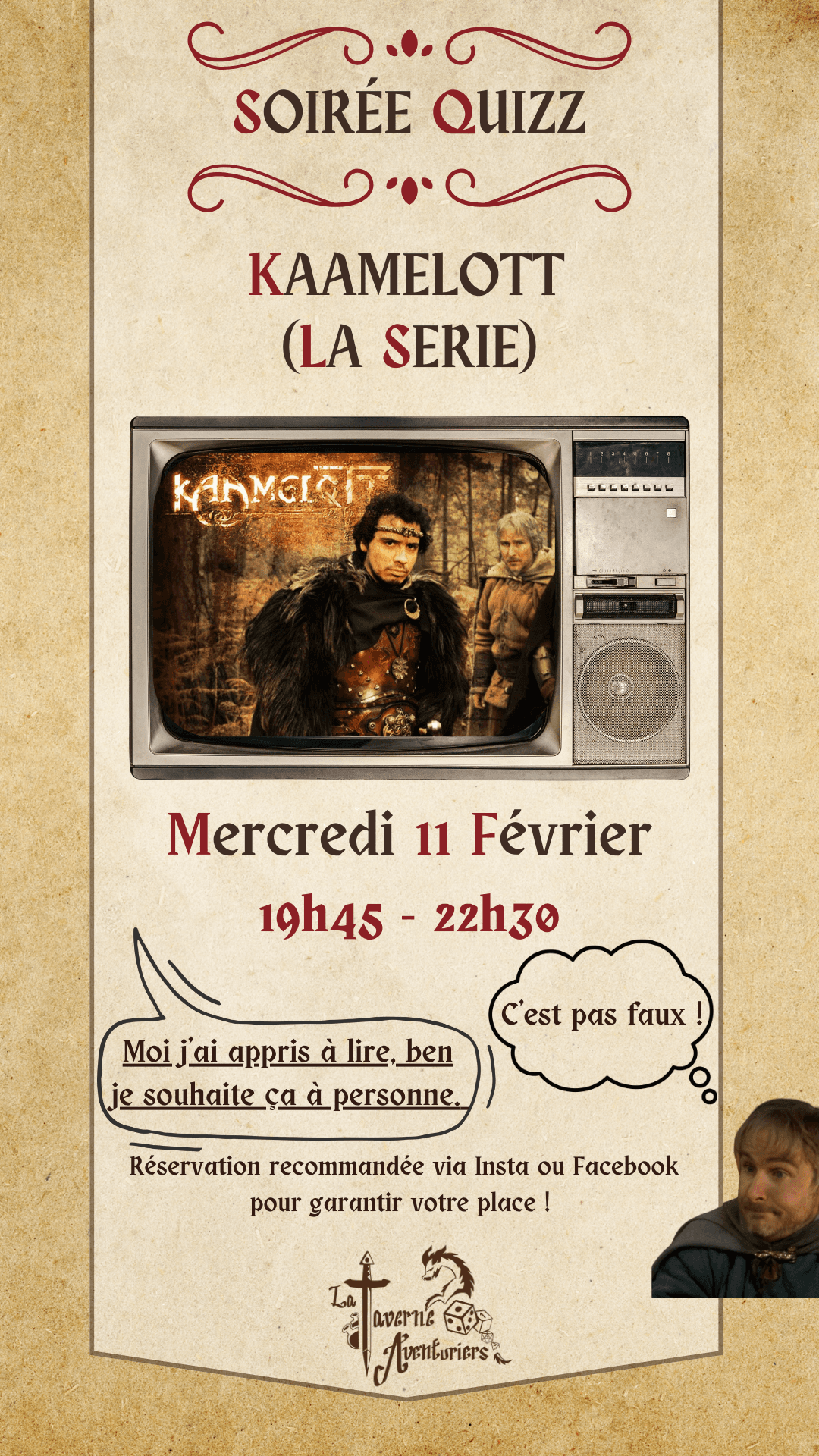 Soirée Quiz Kaamelott