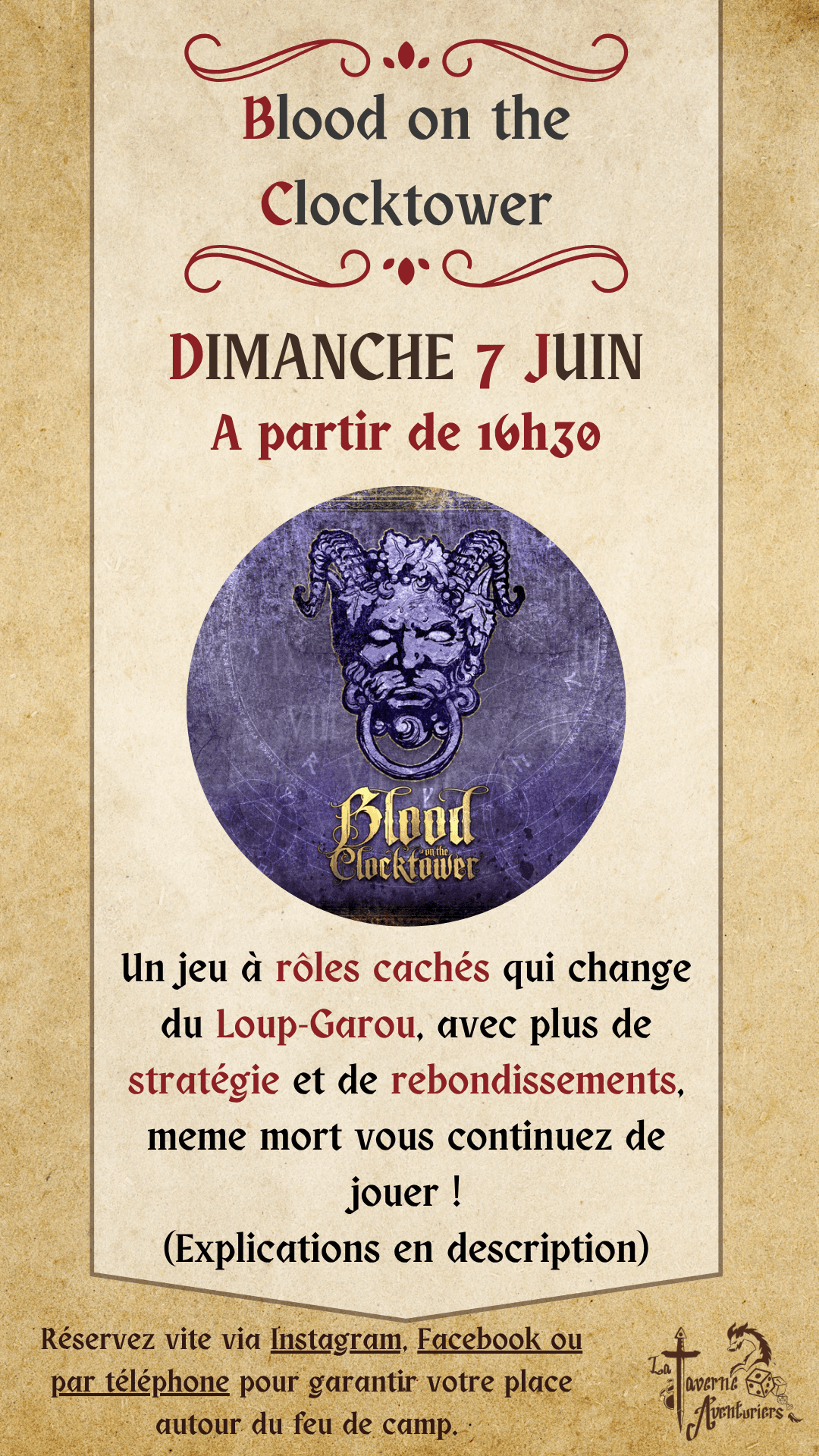 Blood on the Clocktower Juin 2026