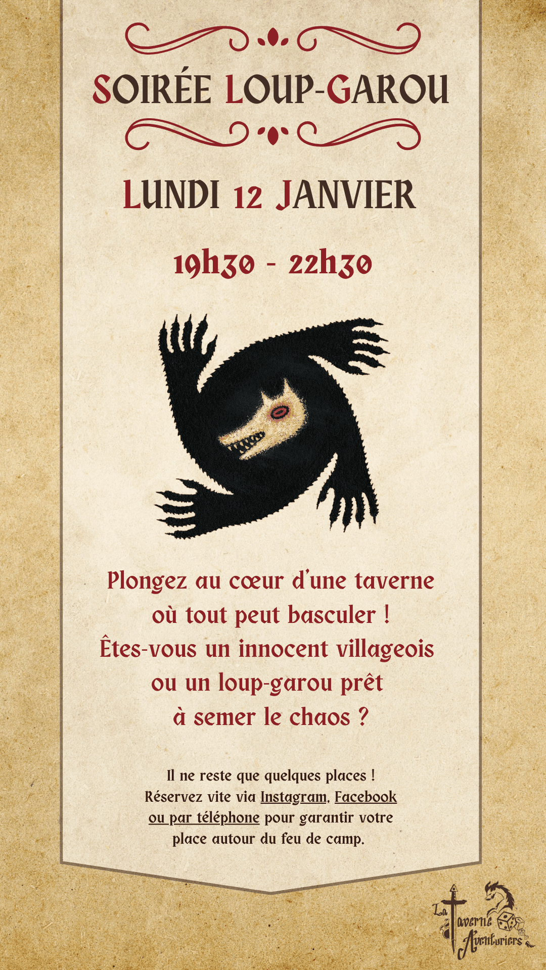 Soiree Loup Garou(Janvier)