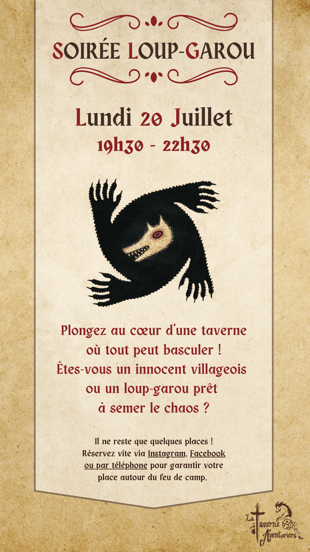 Soiree Loup Garou (Juillet 2026)