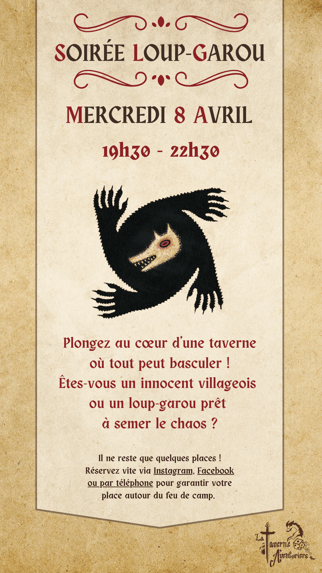 Soiree Loup Garou (Avril)