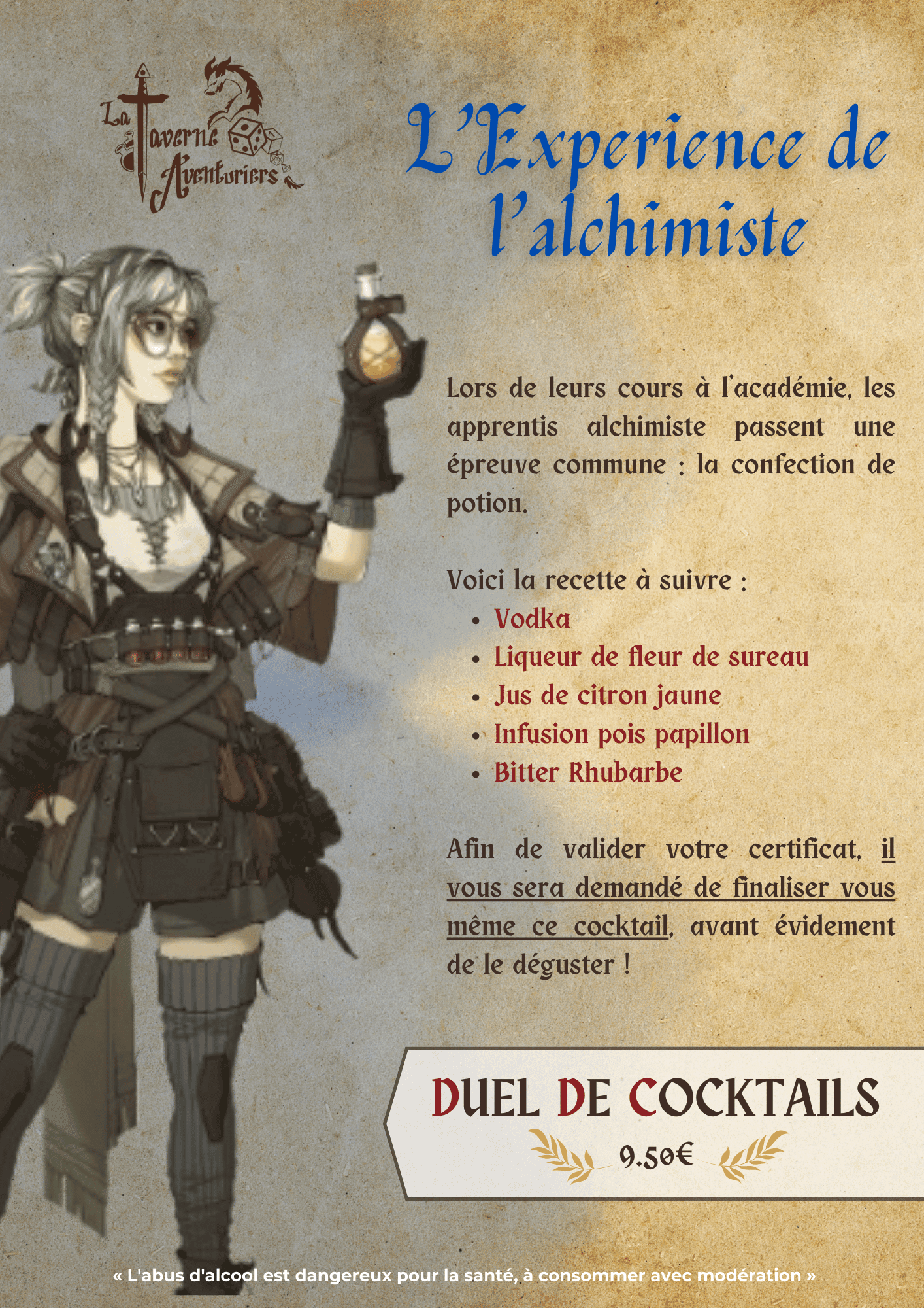 L'expérience de l'alchimiste