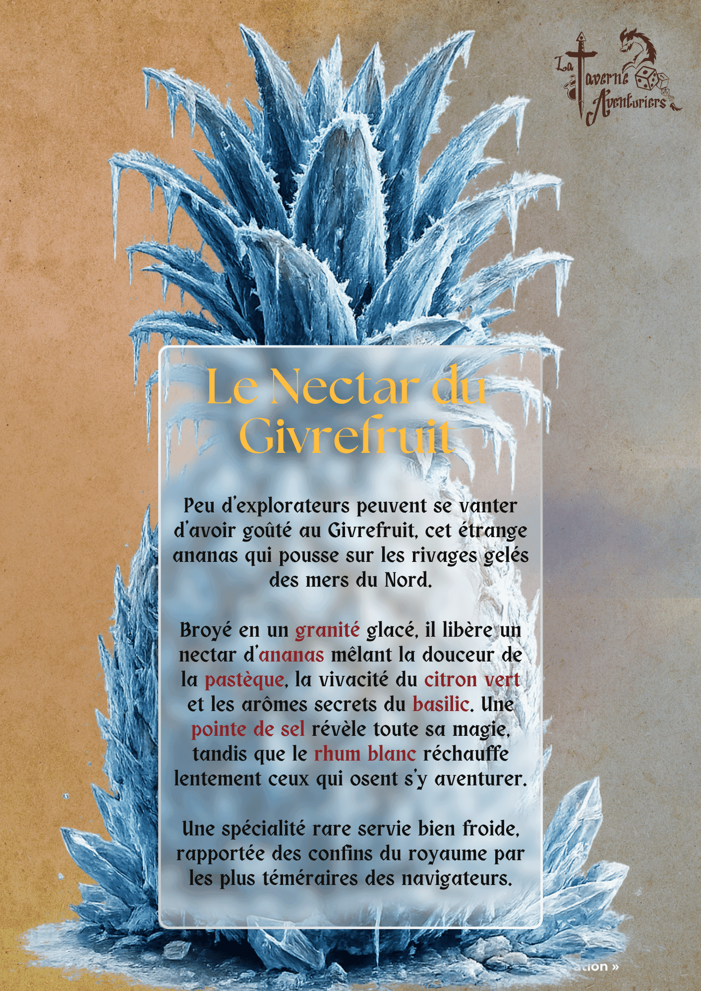 Le Nectar du Givrefruit