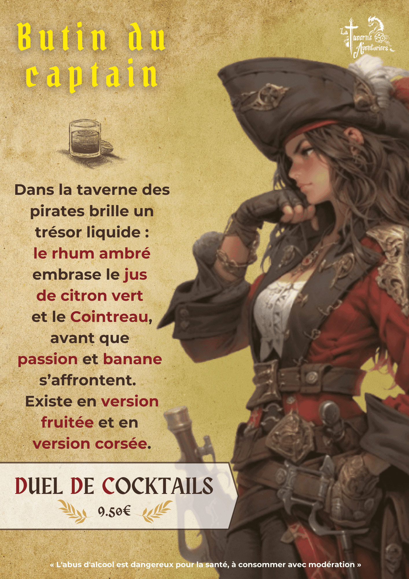 Butin du Capitaine ( Corsé ou Fruité )